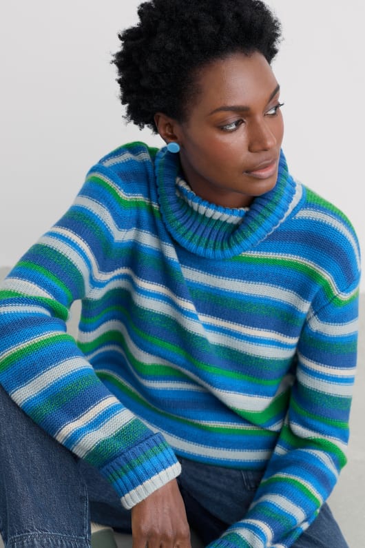 braque gestreiften pullover mit wolle