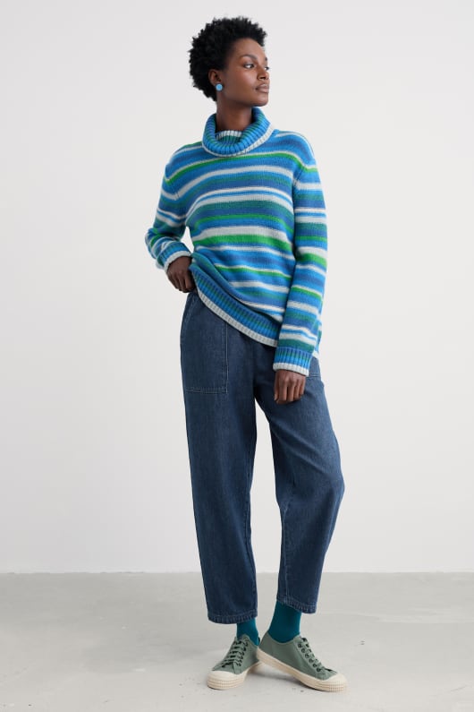 braque gestreiften pullover mit wolle
