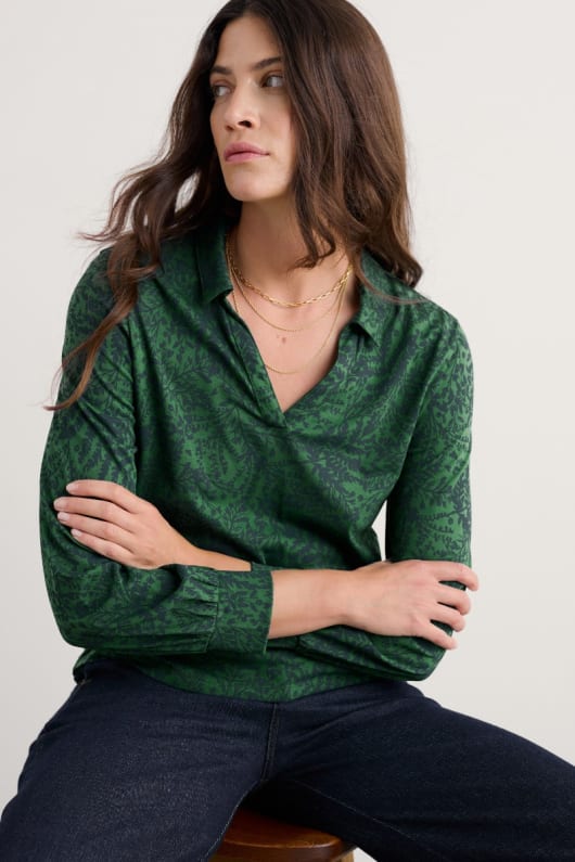 nebligen himmel organic cotton shirt