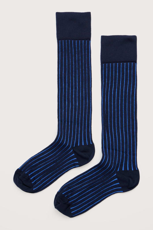 frauen gerippte hohen mast socken
