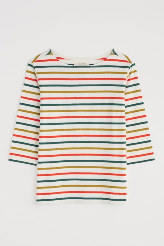 sailor 34 sleeve top in gots-zertifizierte bio-baumwolle jersey