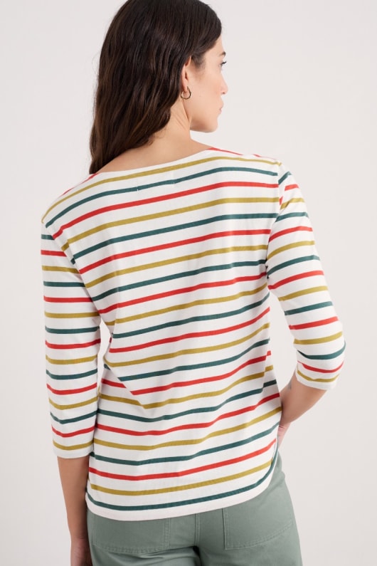 sailor 34 sleeve top in gots-zertifizierte bio-baumwolle jersey