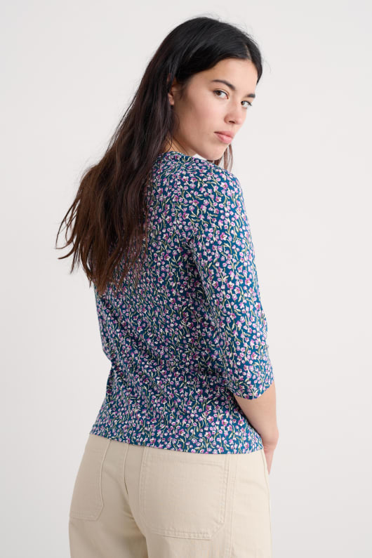 staffelei 34 sleeve top in gots-zertifizierte bio-baumwolle jersey