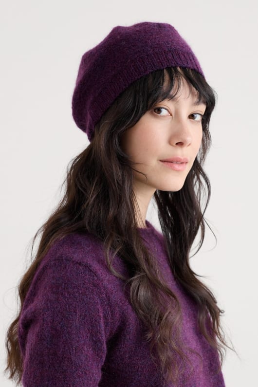 nadelspitze mohair blend beret